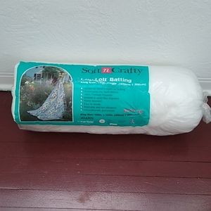 King low loft 1/4" quilt/craft/upholster batting